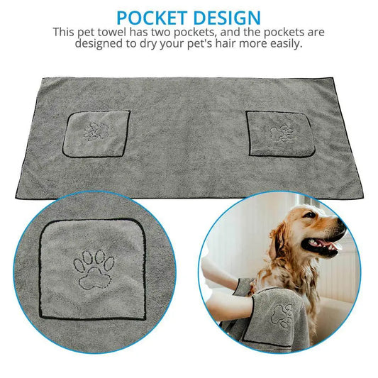 Super Absorbent Pet Bath Towel