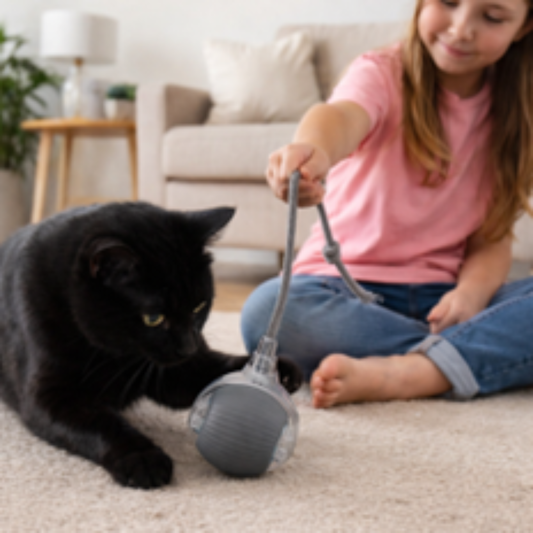 Beyond Tickled Cat Ball Toy Rope Product