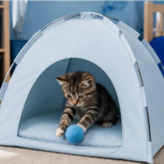 Portable Pet Tent with Cooling Mat